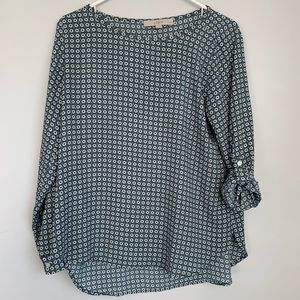 Patterned LOFT Blouse